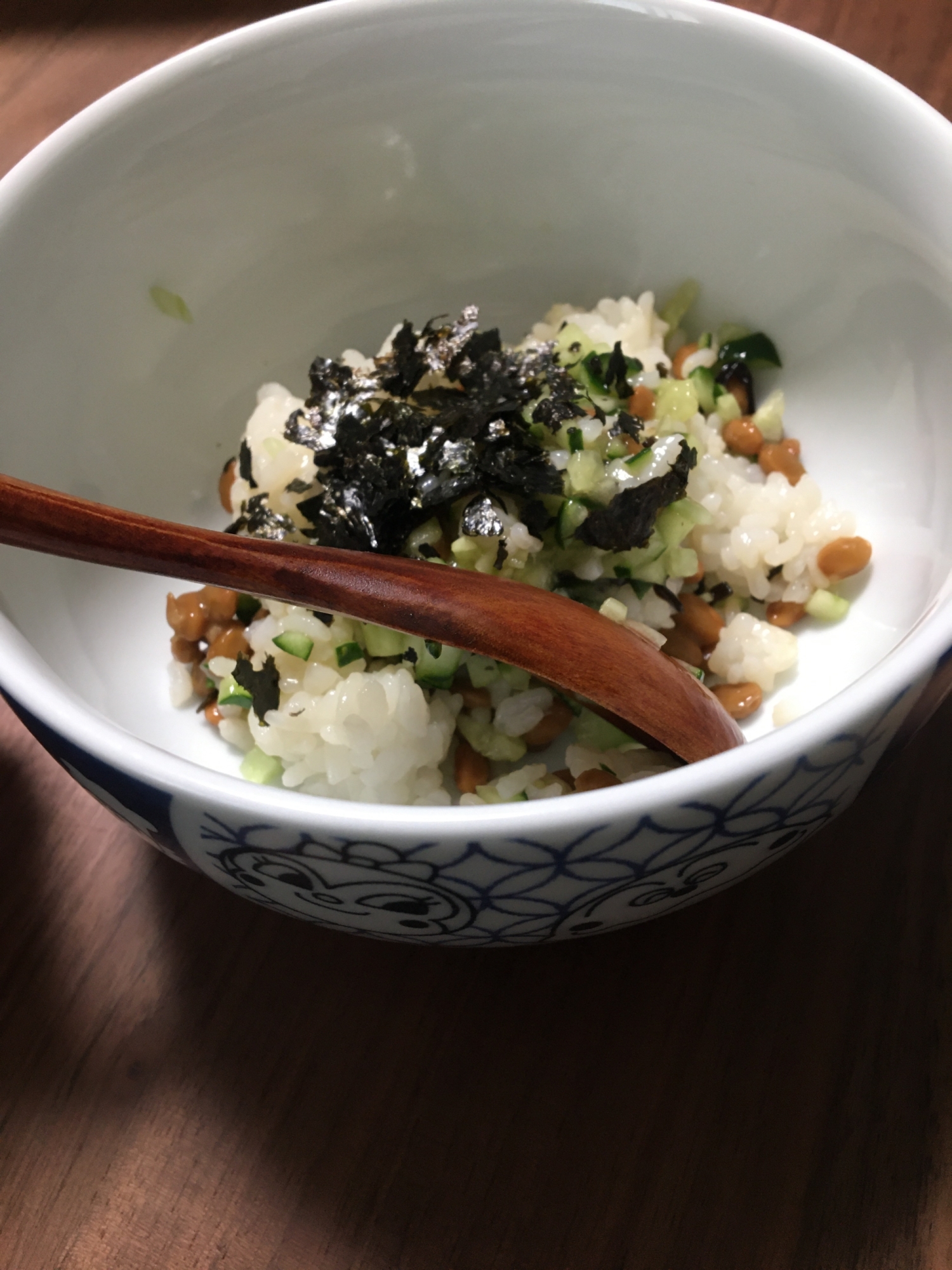 幼児食）納豆混ぜご飯