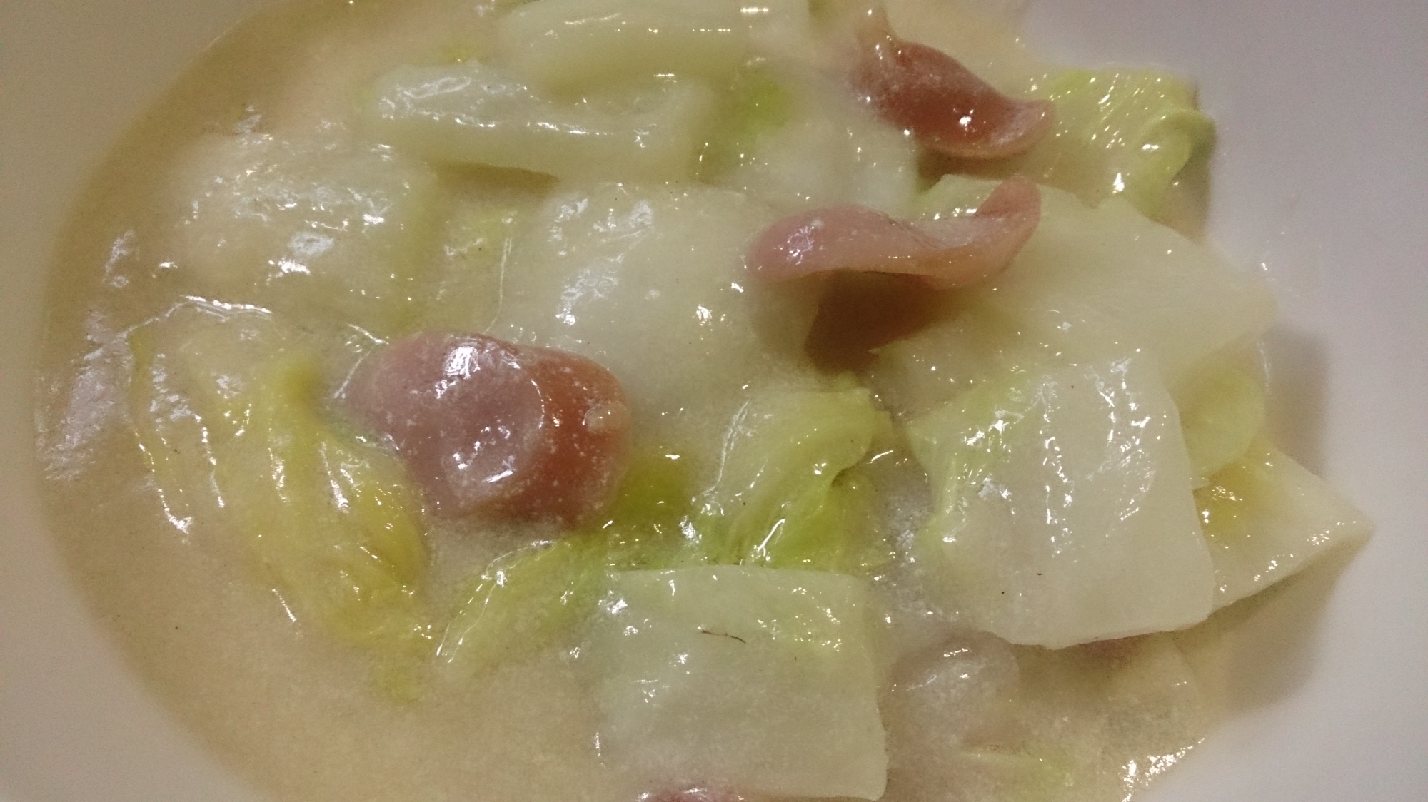 白菜のクリーム煮