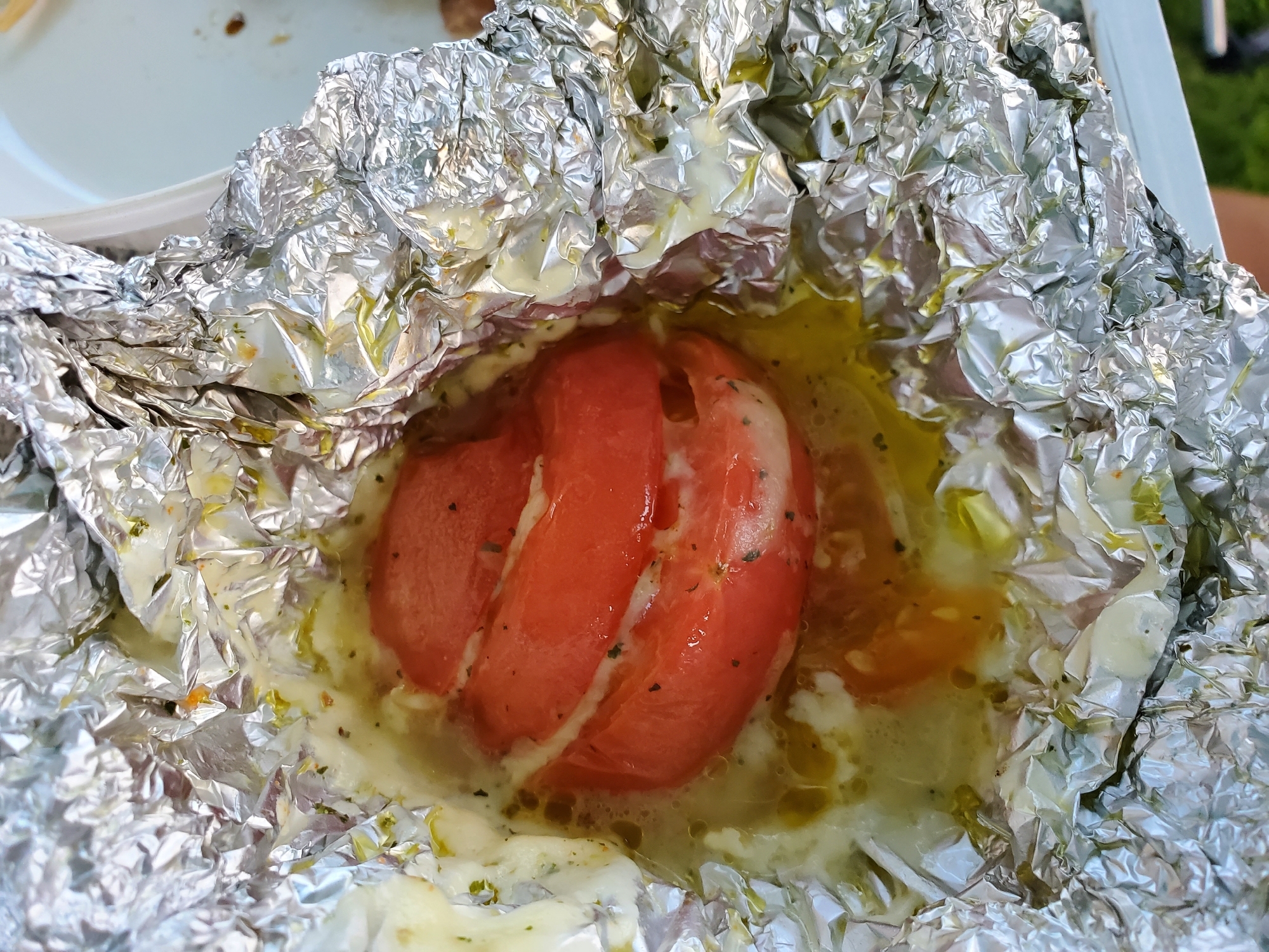トマトの包み焼き