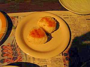 気ままにアウトドア！炭火で甘味噌焼きおにぎり