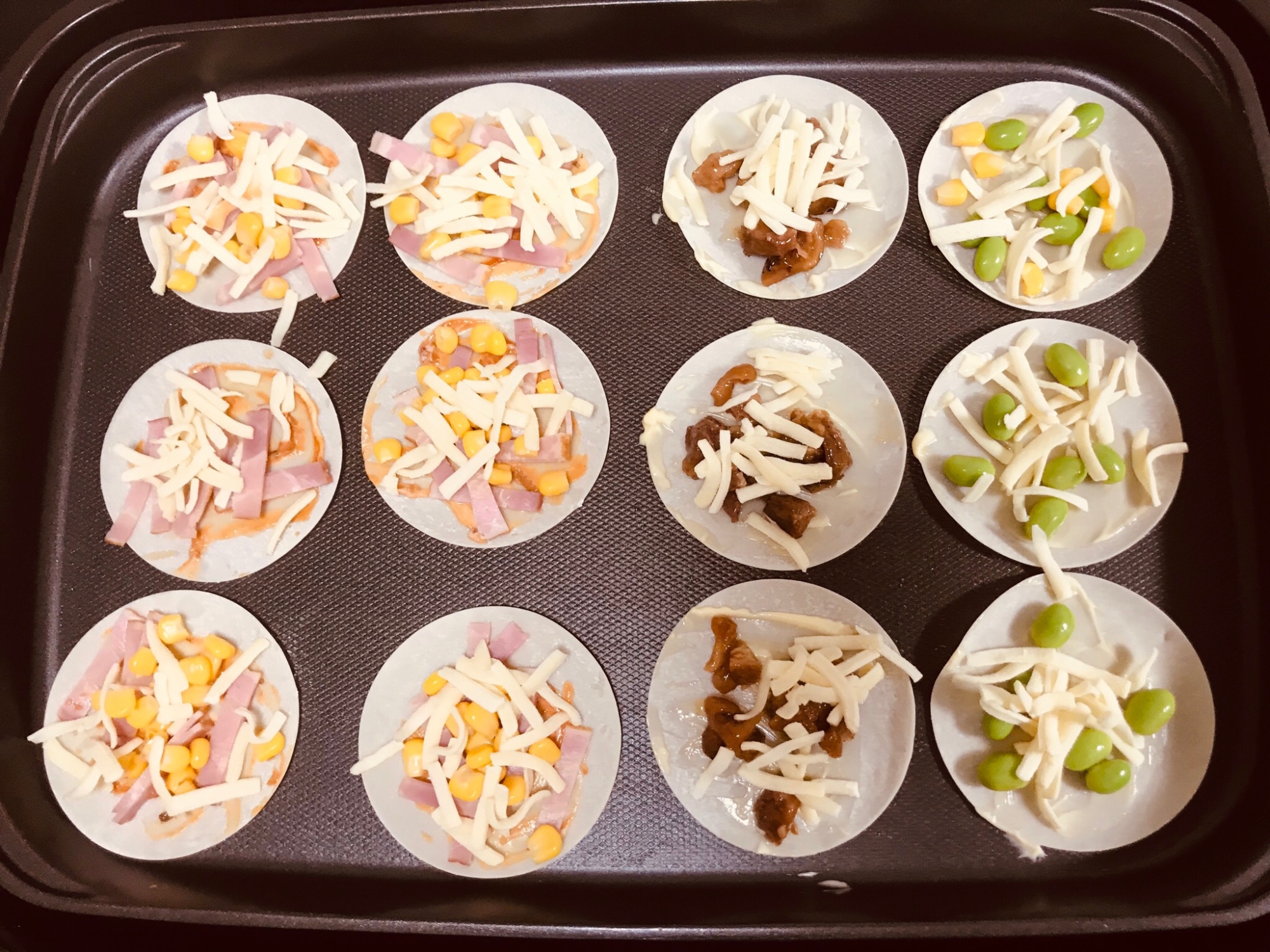 餃子の皮でピザパーティー!