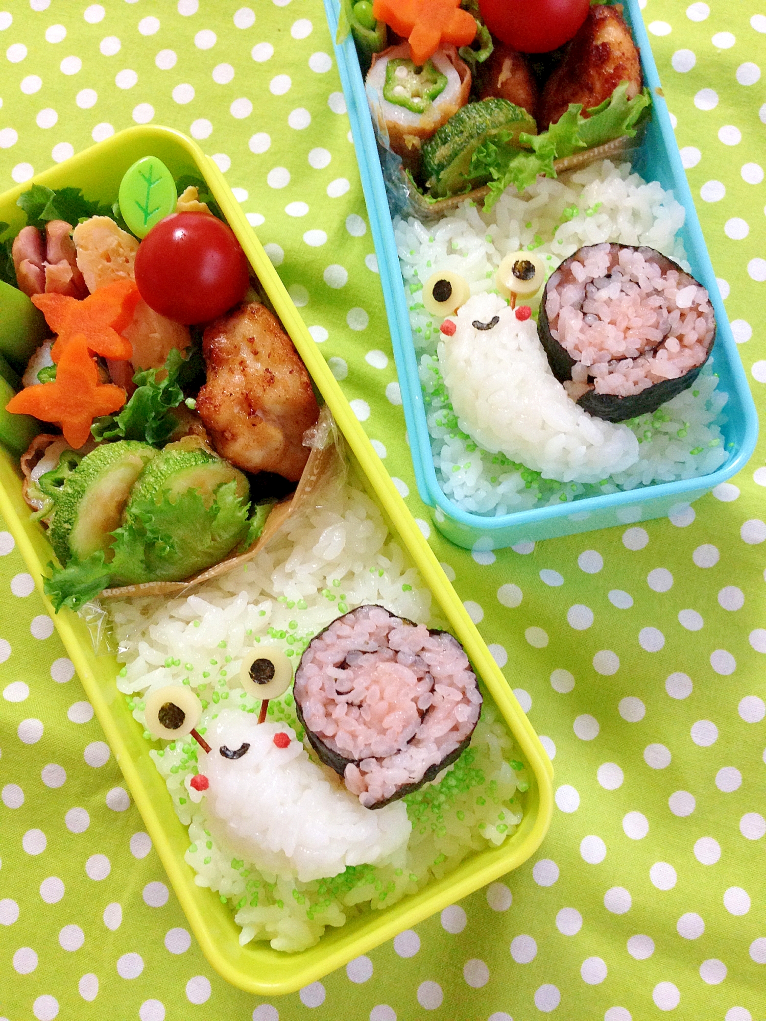 簡単キャラ弁 のり巻きdeかたつむりのお弁当 レシピ 作り方 By Cherry05 楽天レシピ 簡単キャラ弁 のり巻きdeかたつむりのお弁当 レシピ 作り方 By Cherry05 楽天レシピ