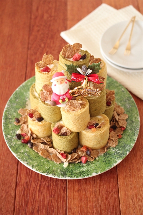 クリスマス オールブランロールケーキ レシピ 作り方 By 管理栄養士 柴田真希 楽天レシピ