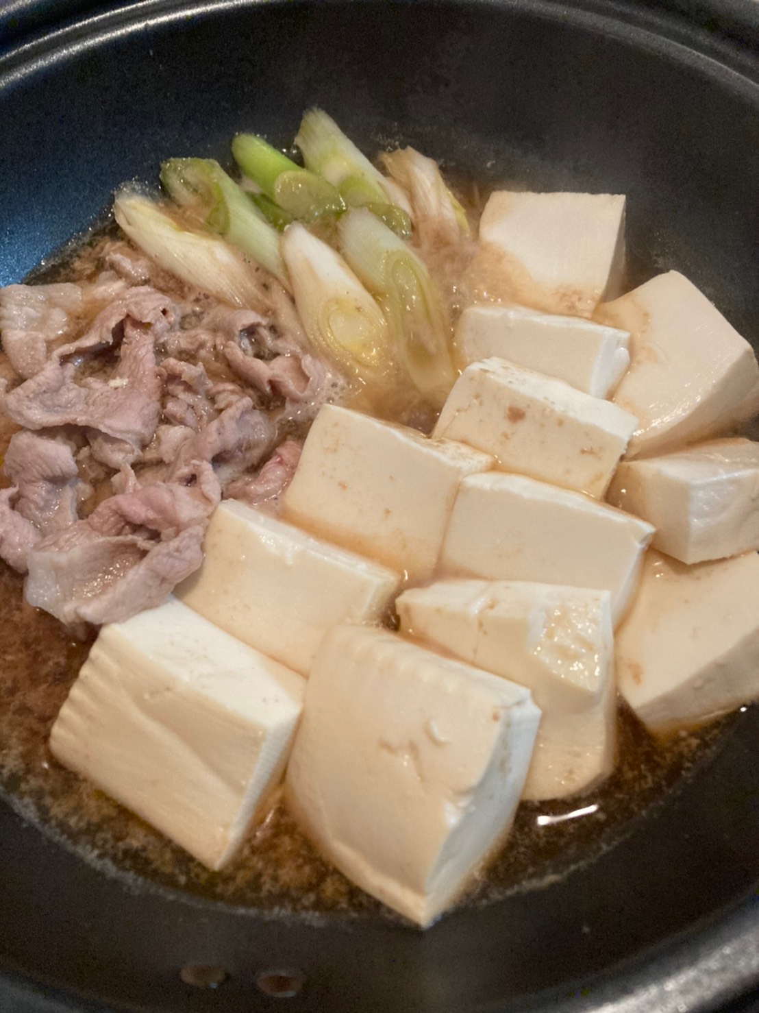 さっぱり食べられる☆肉豆腐