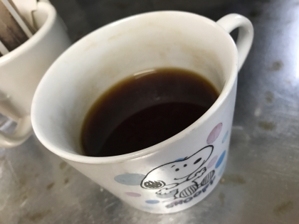 優しい甘さのメープルシロップコーヒー♪