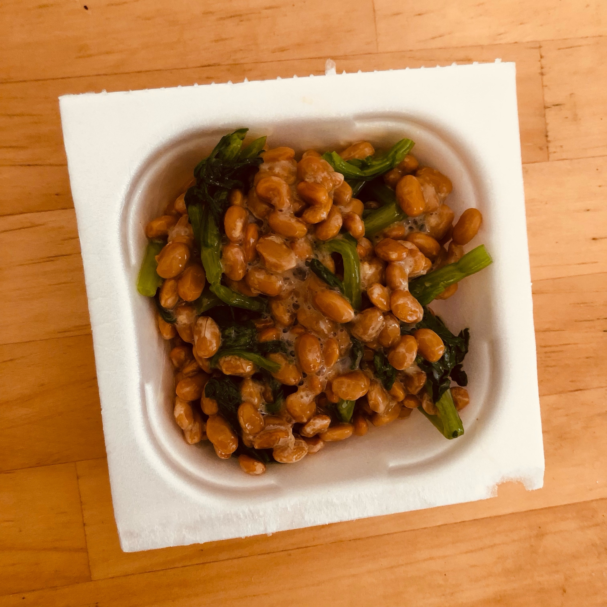 ほうれん草入り納豆