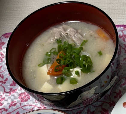 あったか豚粕汁☆冬のご馳走