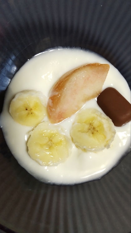 ももチョコꕤ ヨーグルト