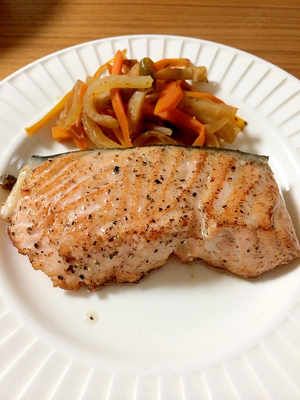 カリッとじゅわ っと 生サーモンのバター焼き レシピ 作り方 By ドゥルッドゥー 楽天レシピ カリッとじゅわ っと 生サーモンのバター焼き レシピ 作り方 By ドゥルッドゥー 楽天レシピ