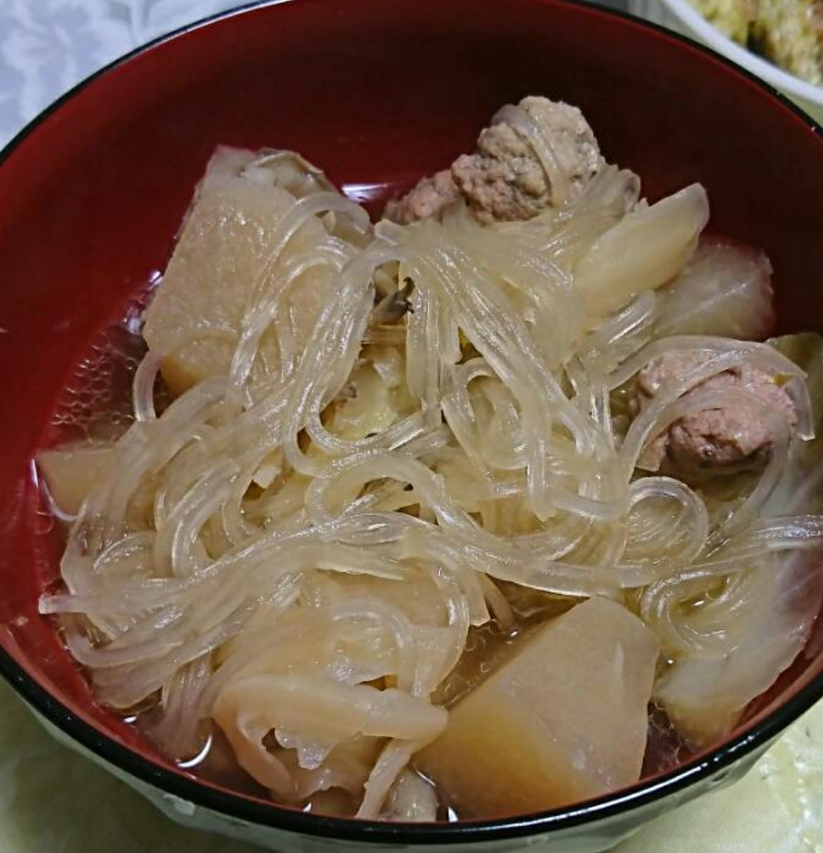 食べる肉団子スープ