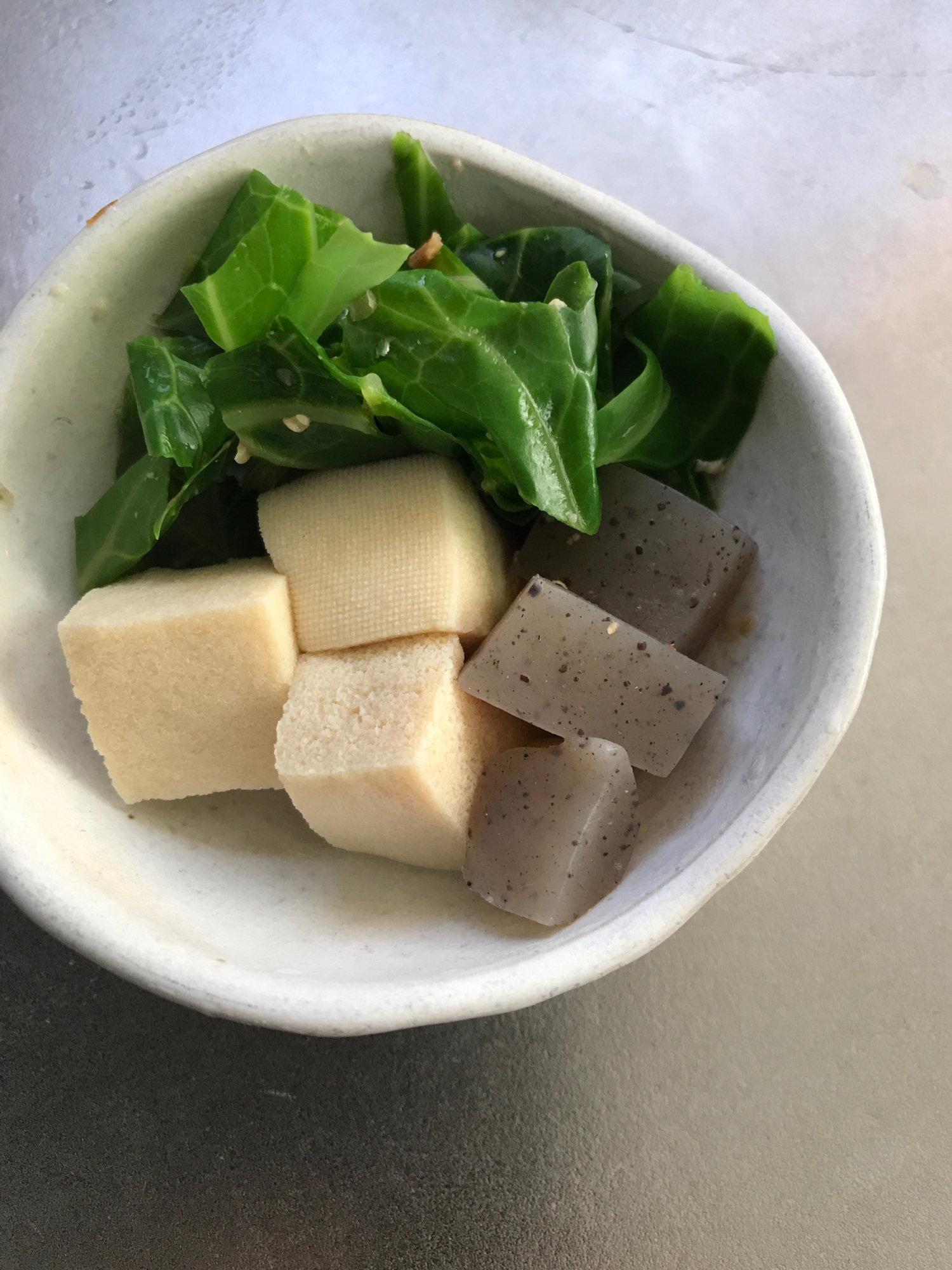 高野豆腐とコンニャクの煮物