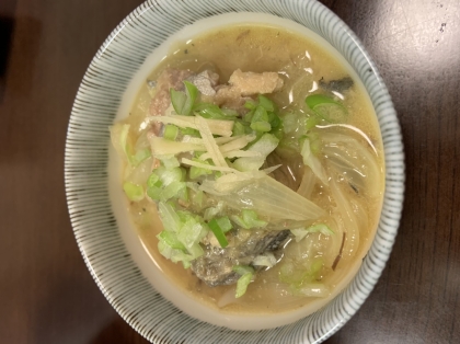 美味しい！生姜の千切りをちょっとだけ乗せて食べました。体がポカポカになりました。