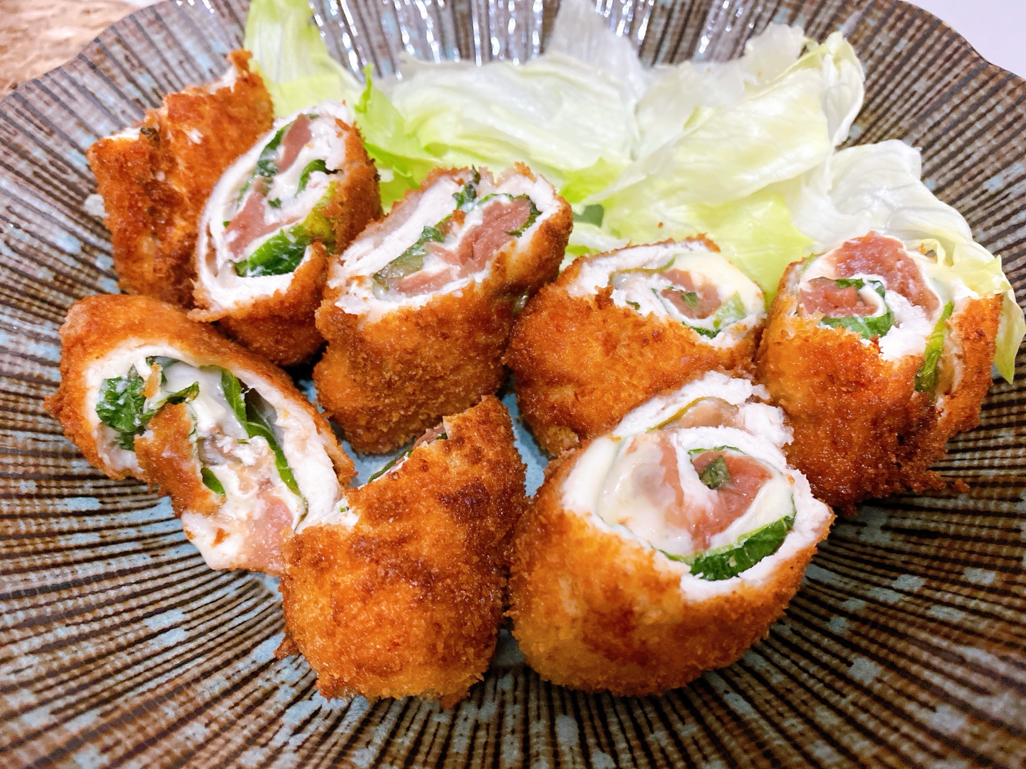 ♢ササミの梅しそチーズフライ♢