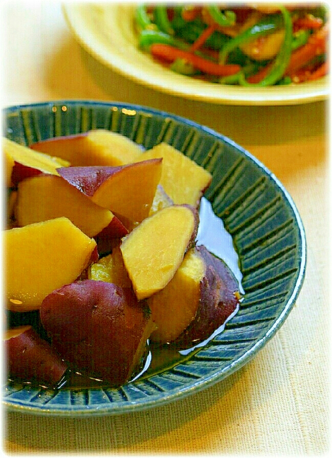 レンジで簡単！薩摩芋の煮物