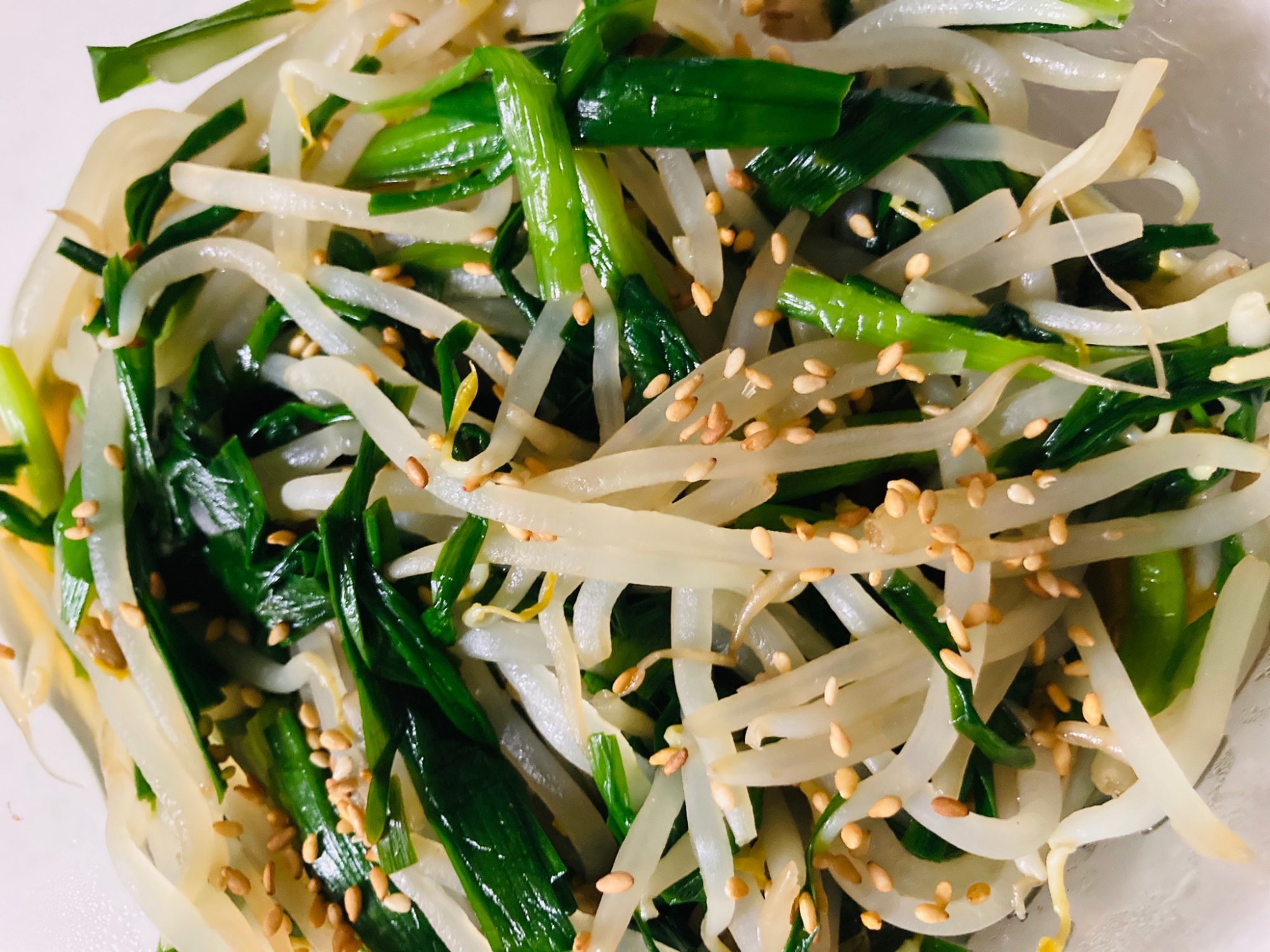 ニラともやしのやみつきナムル