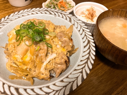 定食屋さんの味再現‼︎１人前ずつ作る美味しい親子丼
