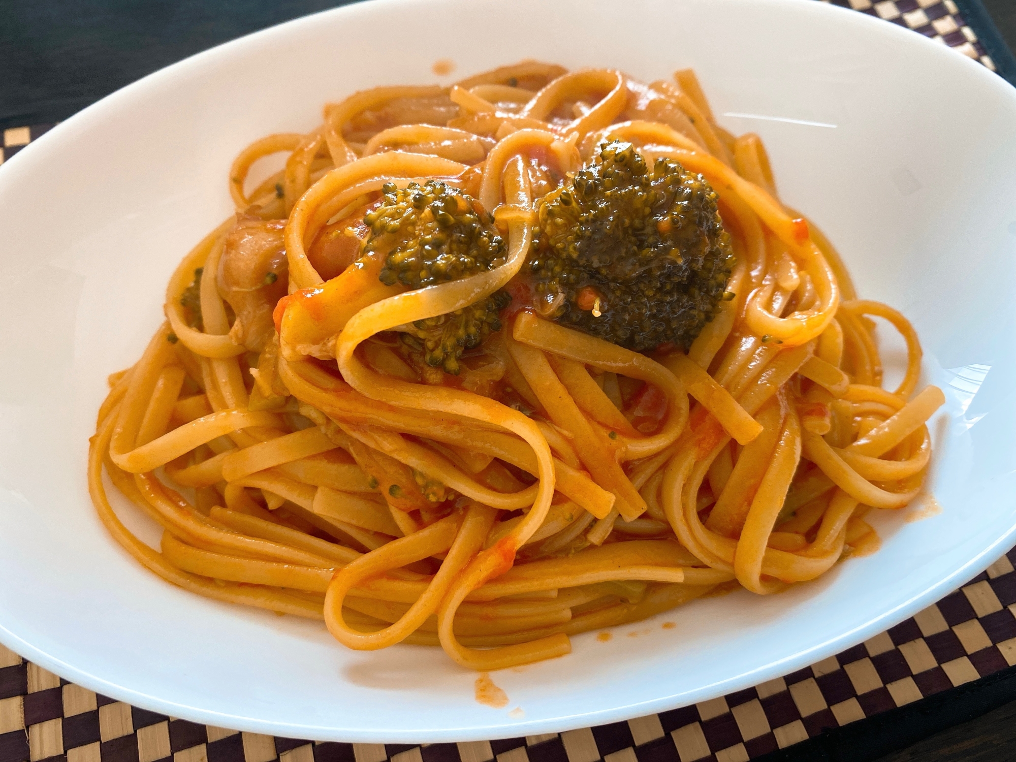 鶏肉のトマト煮込みの残りソースで絶品パスタ レシピ 作り方 By きっちんmiwa 楽天レシピ