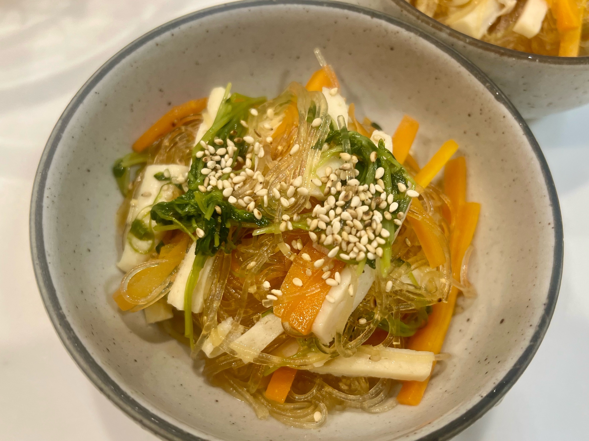 電子レンジで作る春雨サラダ