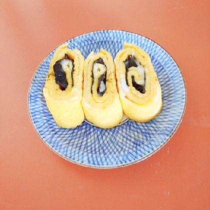 海苔とチーズの卵焼き