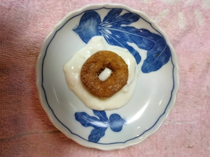 今日のヨーグルト♡ミニドーナツ&柑橘