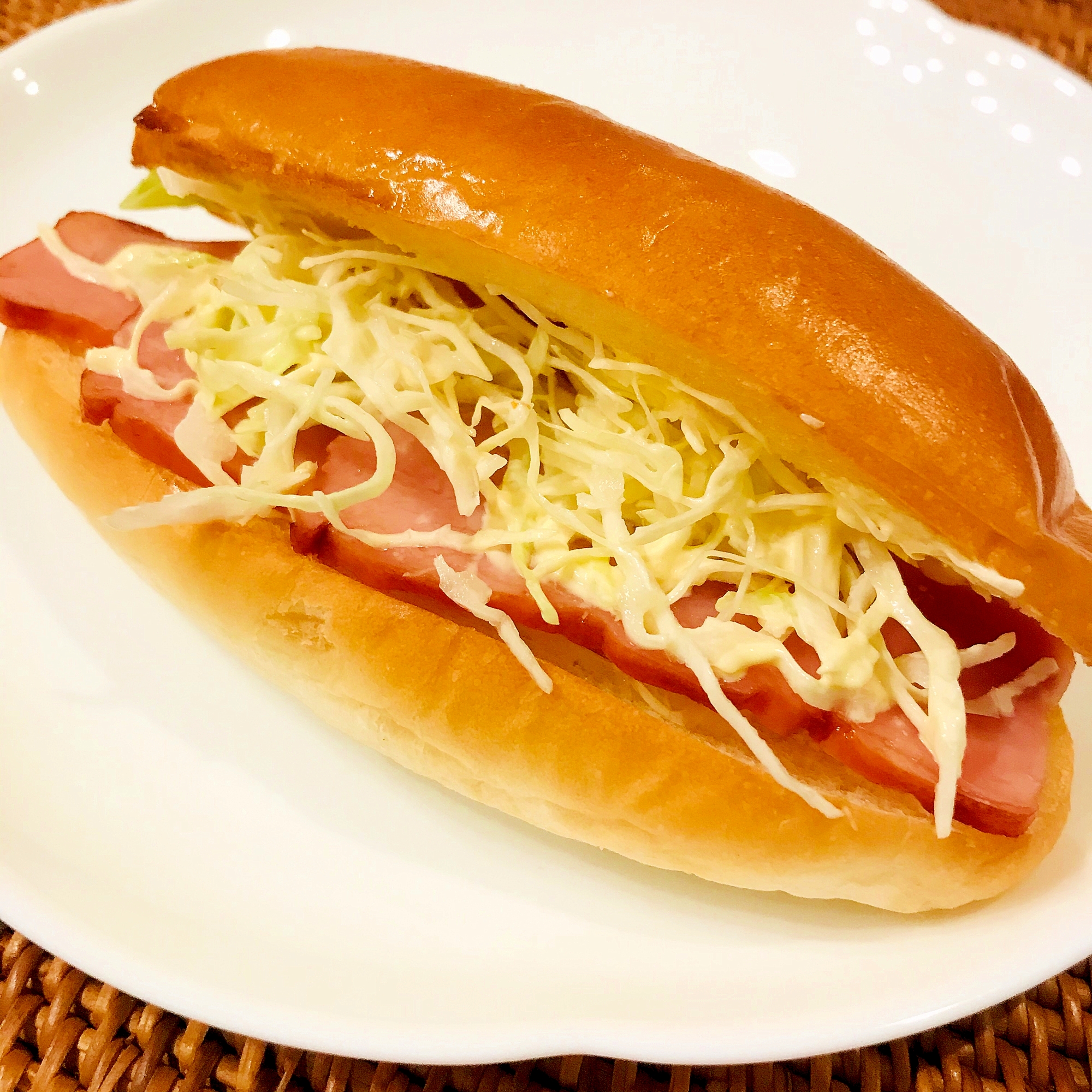 ★朝食★焼き豚とチーズドッグ