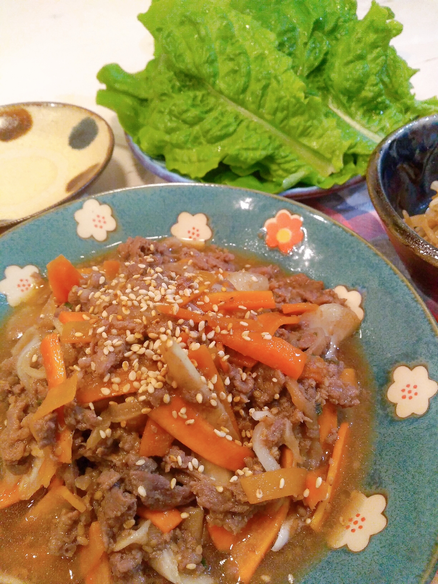 コストコプルコギでサンチュ巻き！簡単ご馳走夕飯☆