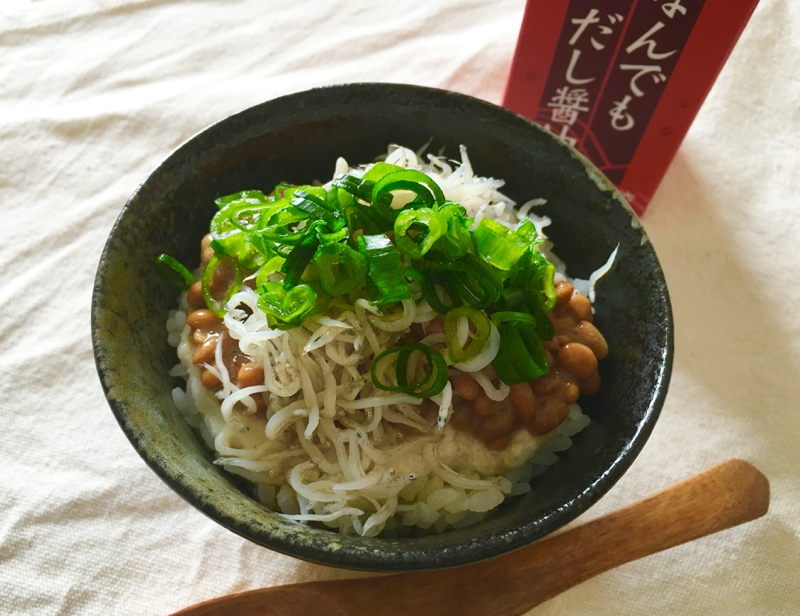 妊婦さんに♪とろろ納豆ちりめんじゃこご飯♡