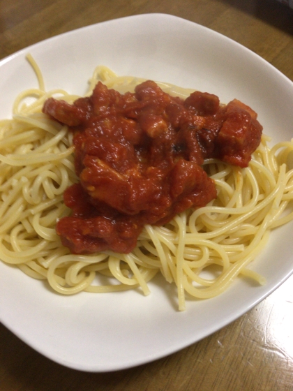 普通のパスタで作りました。
娘が褒めてくれました
とっても美味しかったです