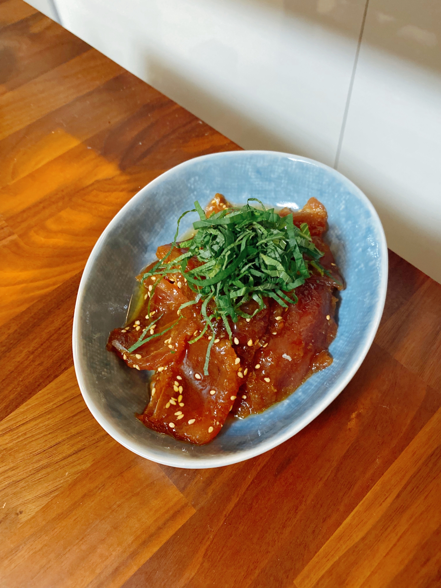 マグロ漬け　おつまみ