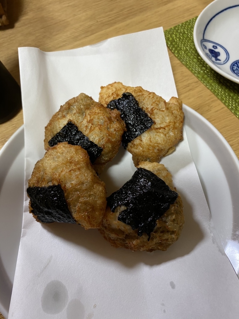 自然薯 ノリ巻き素揚げ