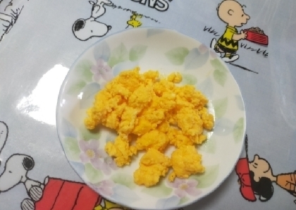 michi＊yuちゃんฅ"レンジでふあふあ～卵出来ました"(ﾉ*>∀<)ﾉ美味しかったです