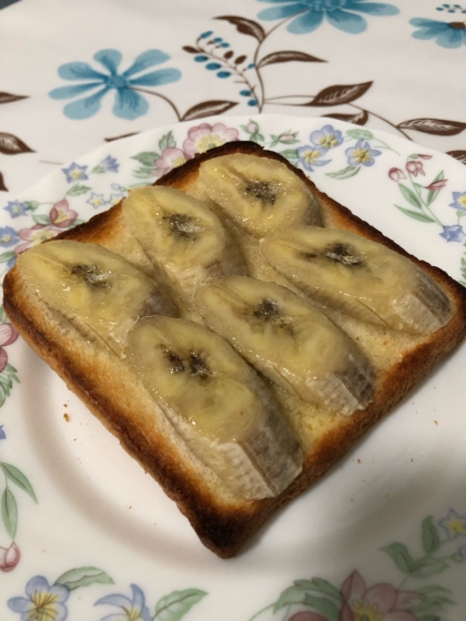 簡単★焼きバナナトースト