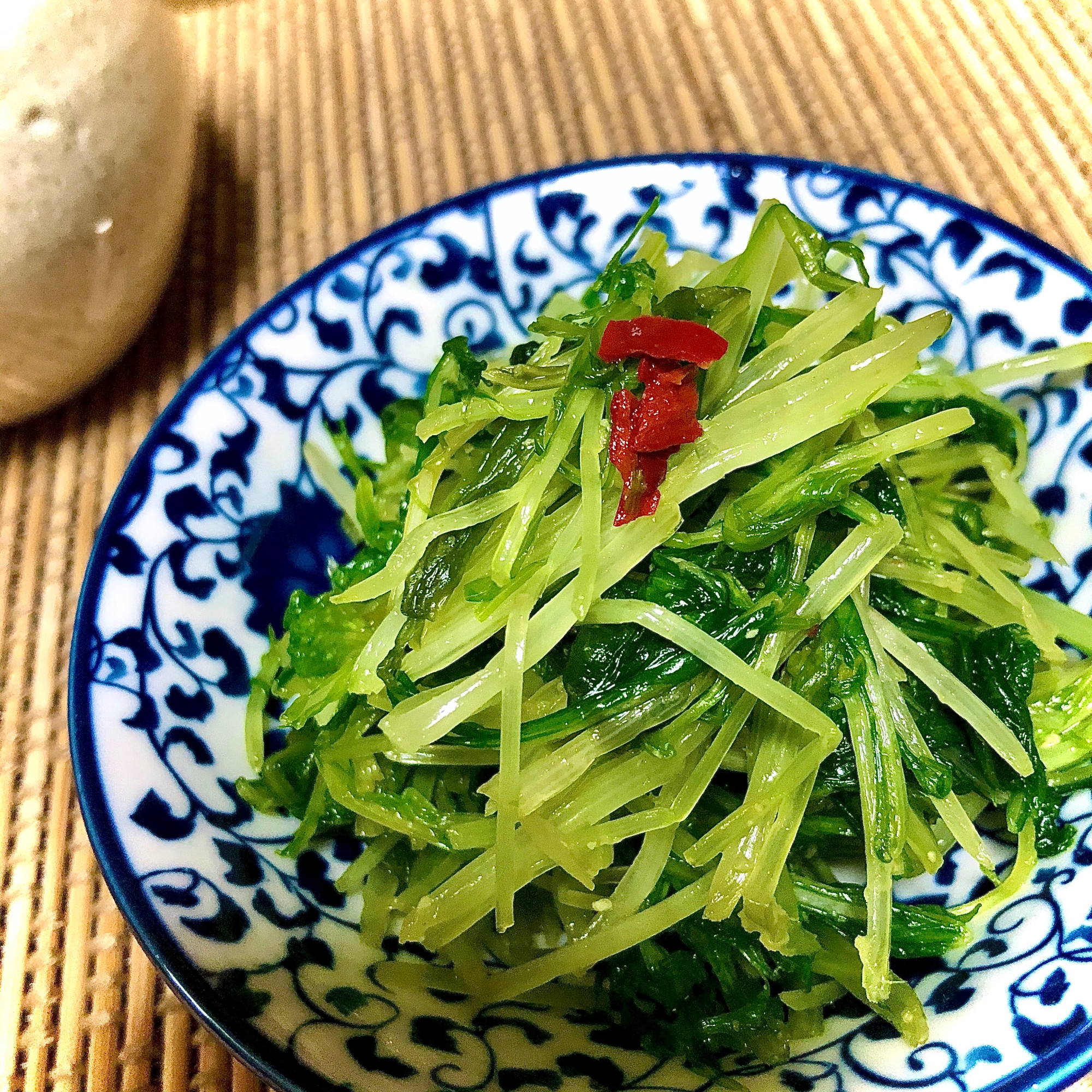 水菜と梅昆布茶で京漬物風