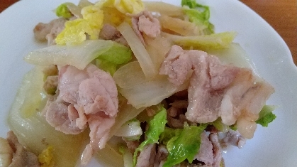 豚生姜焼き☆青椒肉絲の作り方で★減塩志向