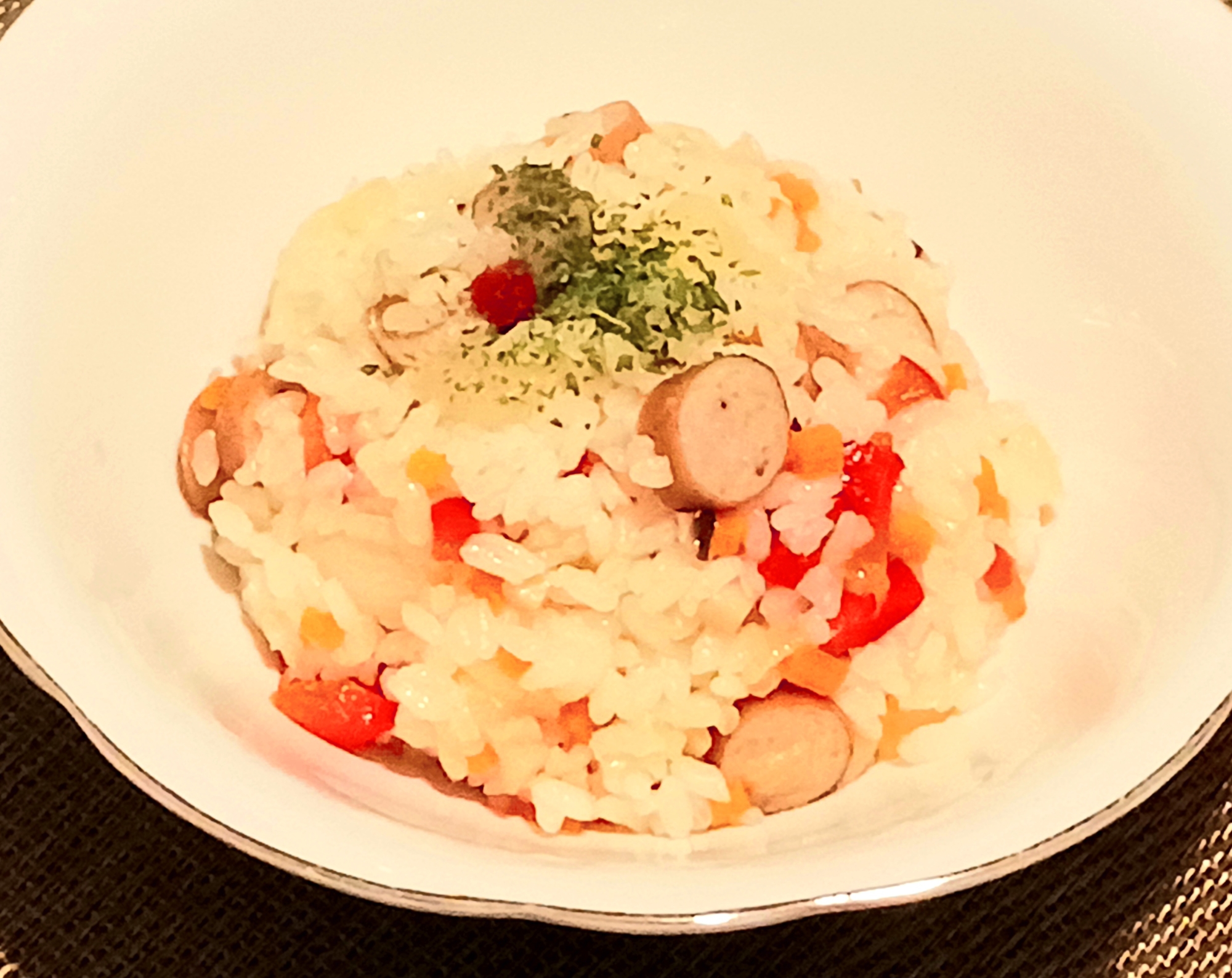 ポリポリくんで☆ピラフ風まぜご飯