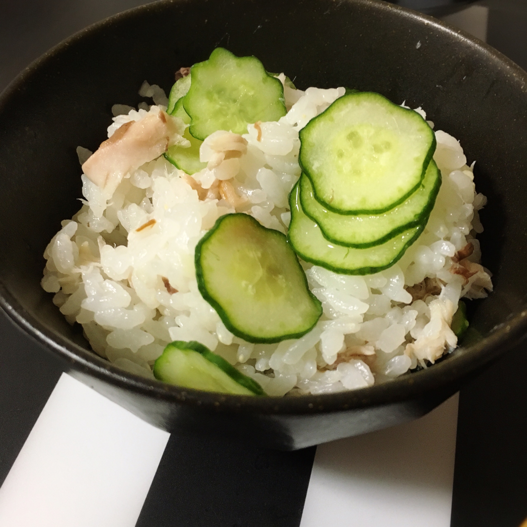 塩焼き鯵の混ぜごはん