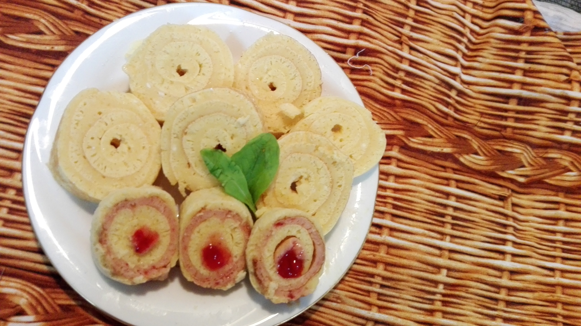 日曜日の朝食に簡単バームクーヘン♥