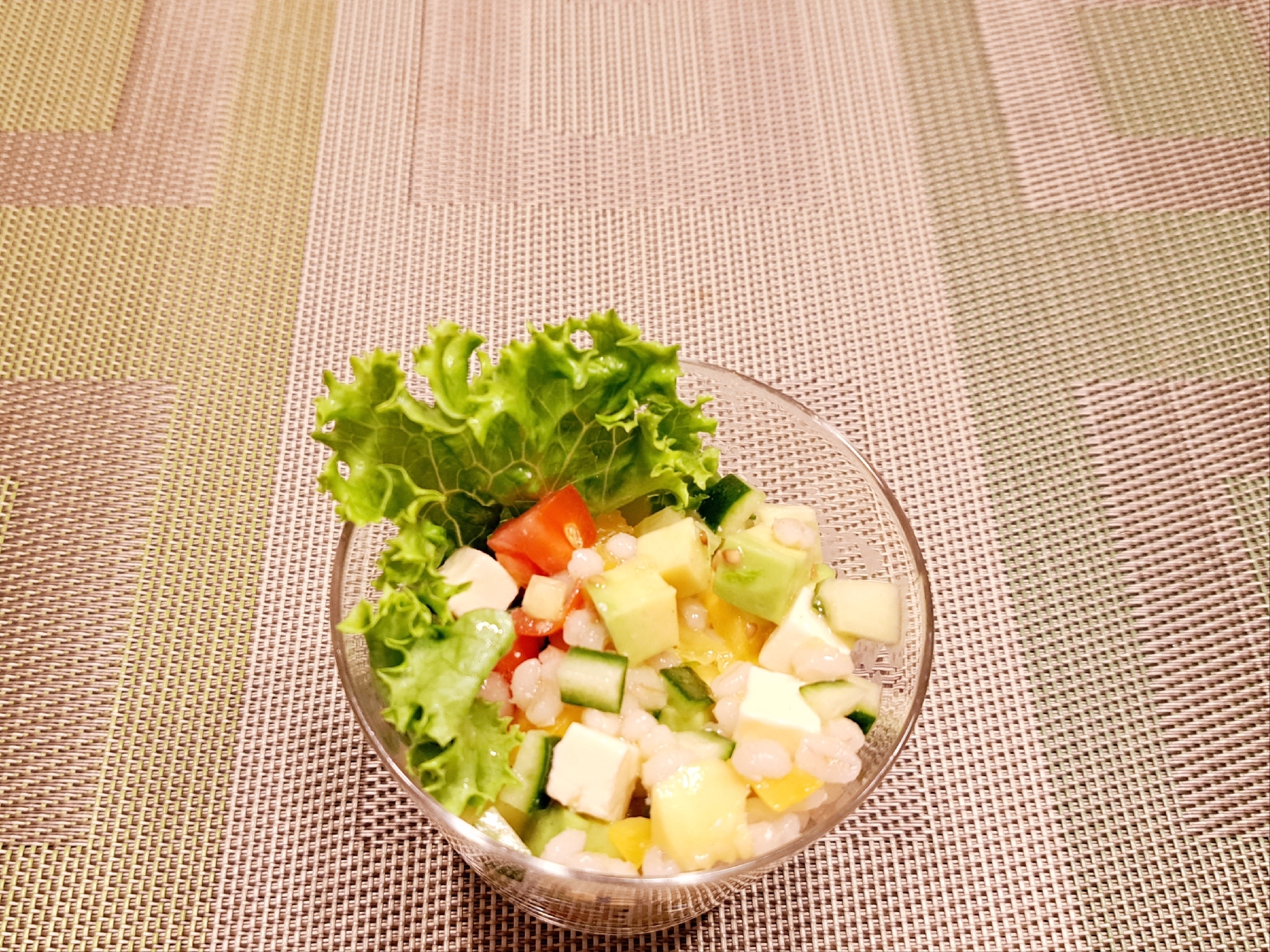 クリスマスに☆ デリ風！もち麦サラダ