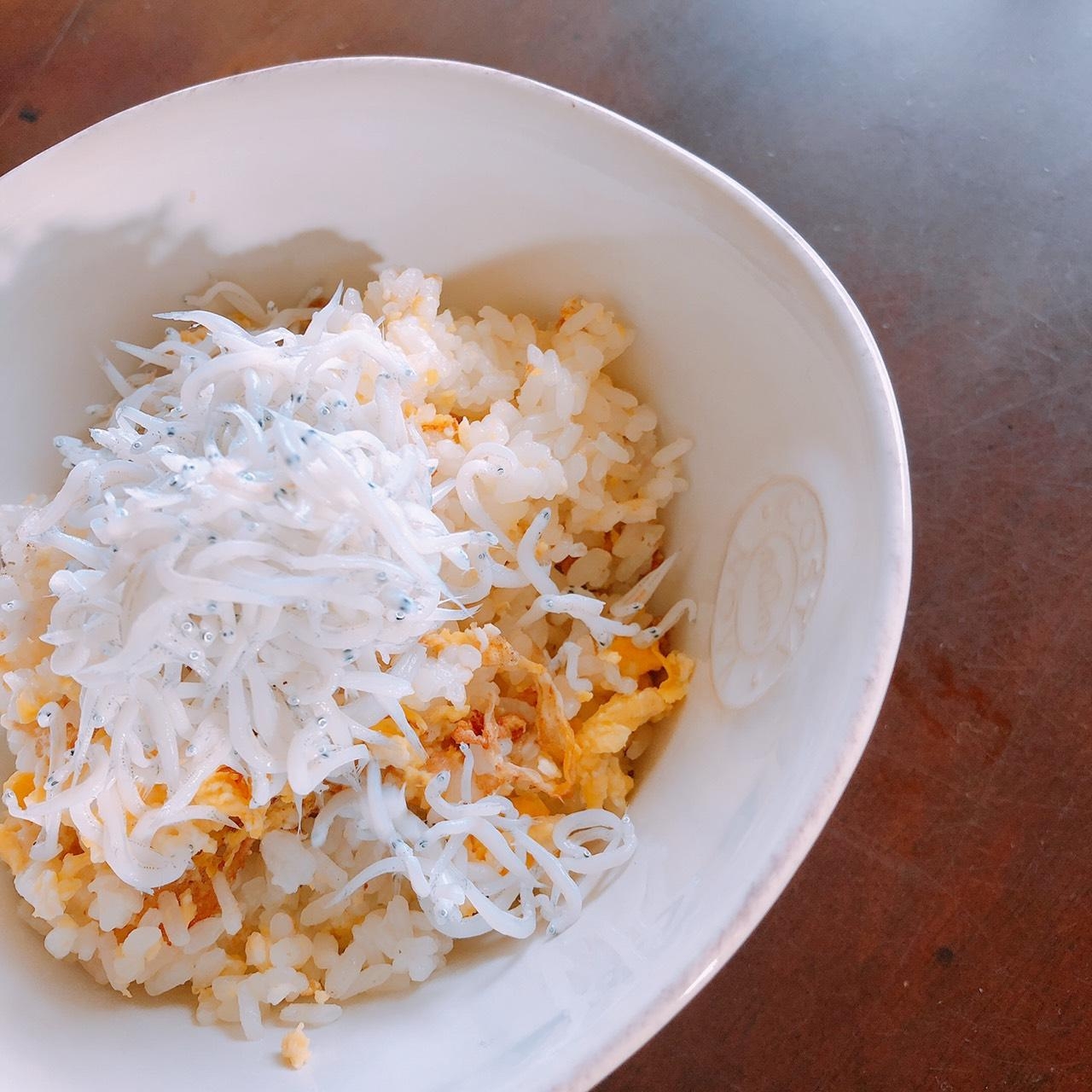 これはオススメ　朝食にも　お手軽菜の花しらす丼