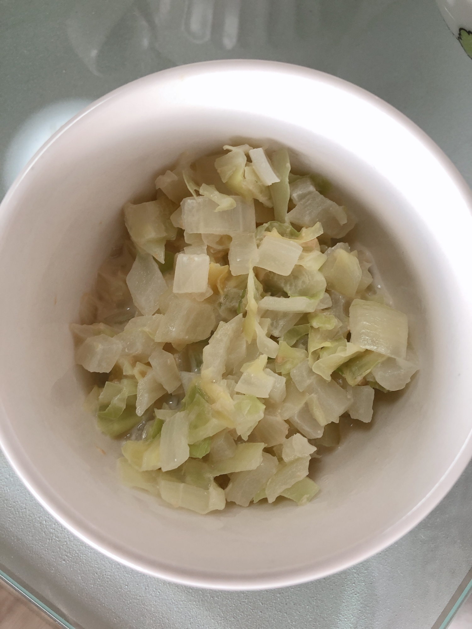 離乳食中期 キャベツと玉ねぎのミルク煮 レシピ 作り方 By かけかね 楽天レシピ