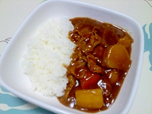 隠し味で美味しい！カレーライス＋＋