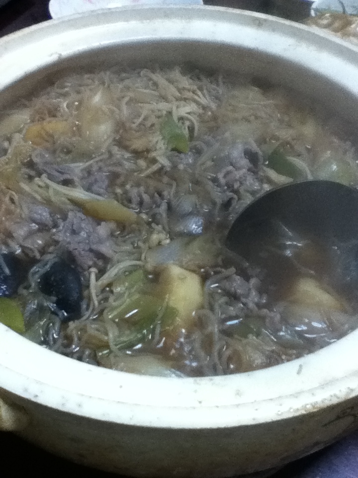 京芋の芋煮鍋
