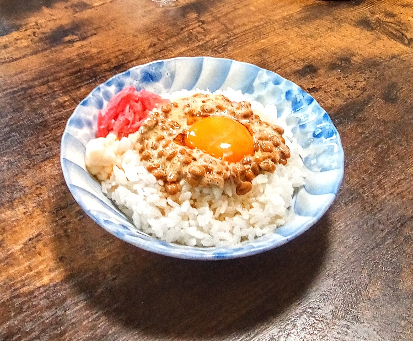 毎日簡単！紅生姜で納豆卵かけご飯♪