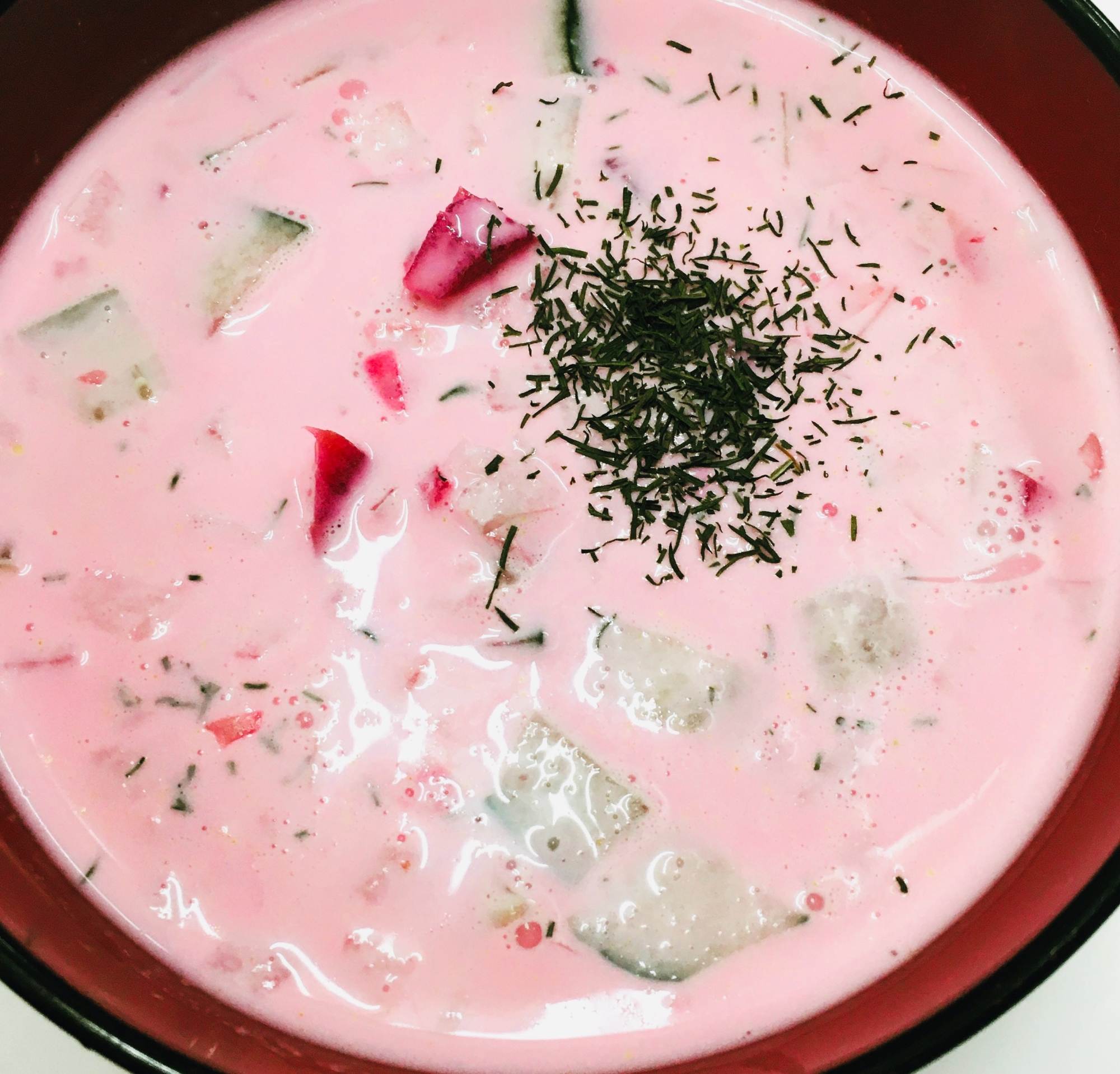 冷たいボルシチ