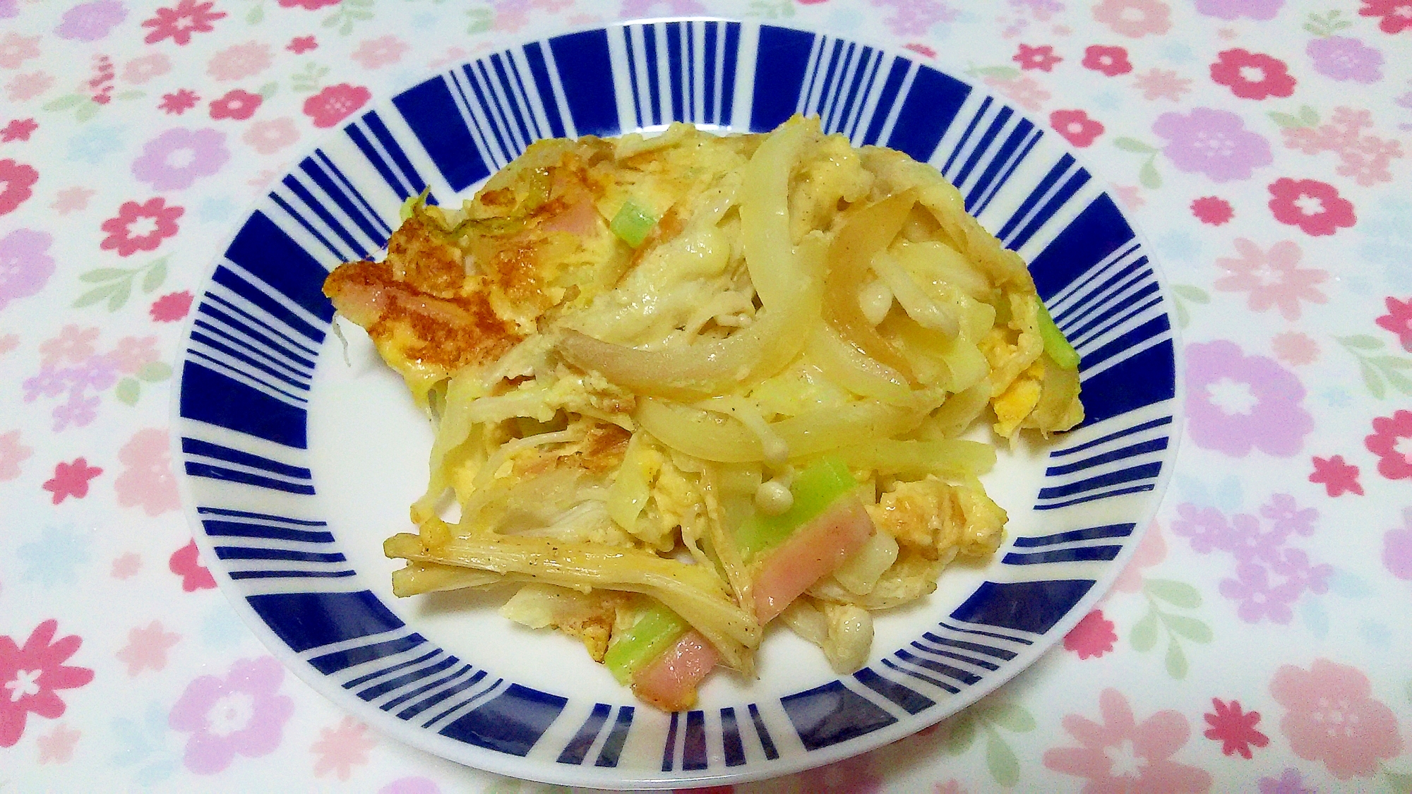 余り野菜と卵のチーズ炒め レシピ 作り方 By Aoi 楽天レシピ