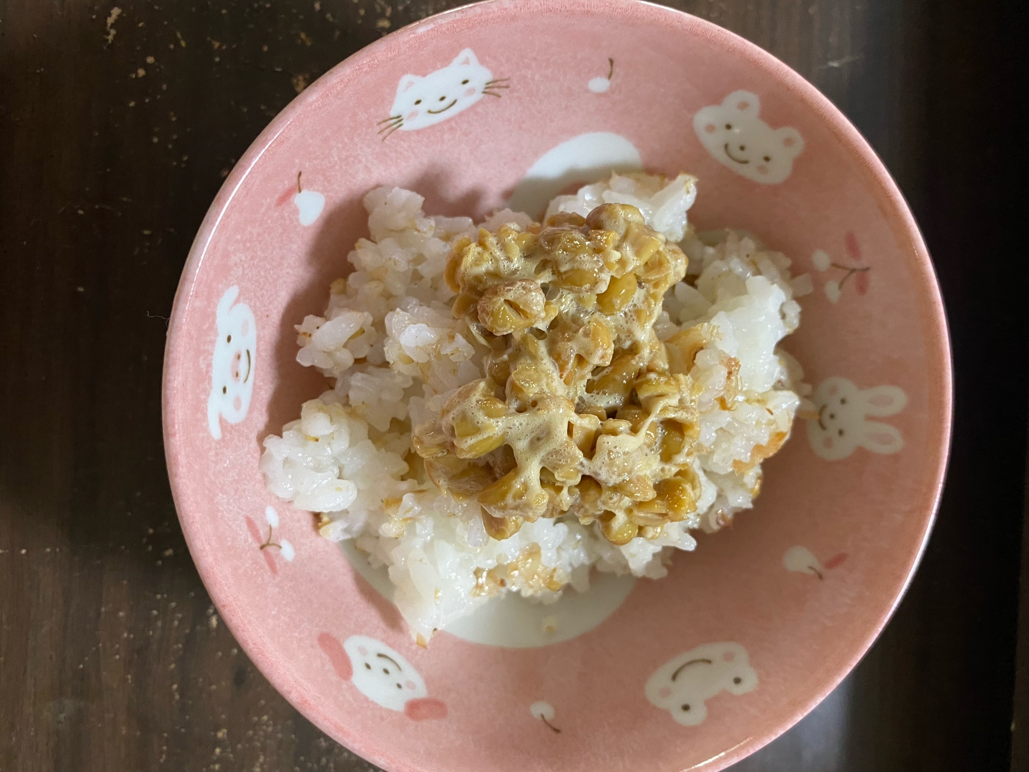 幼児食　納豆ご飯