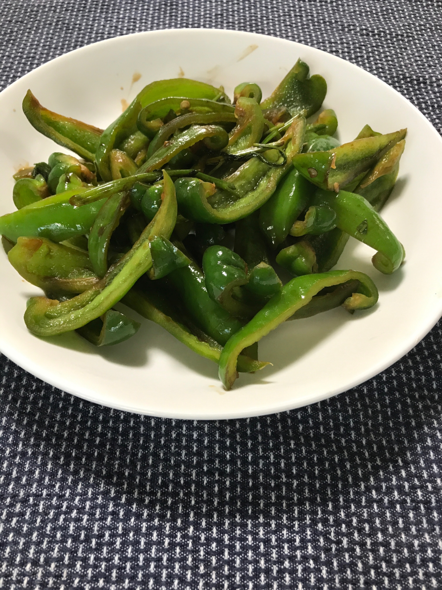 ピーマンのたまり醤油焼き