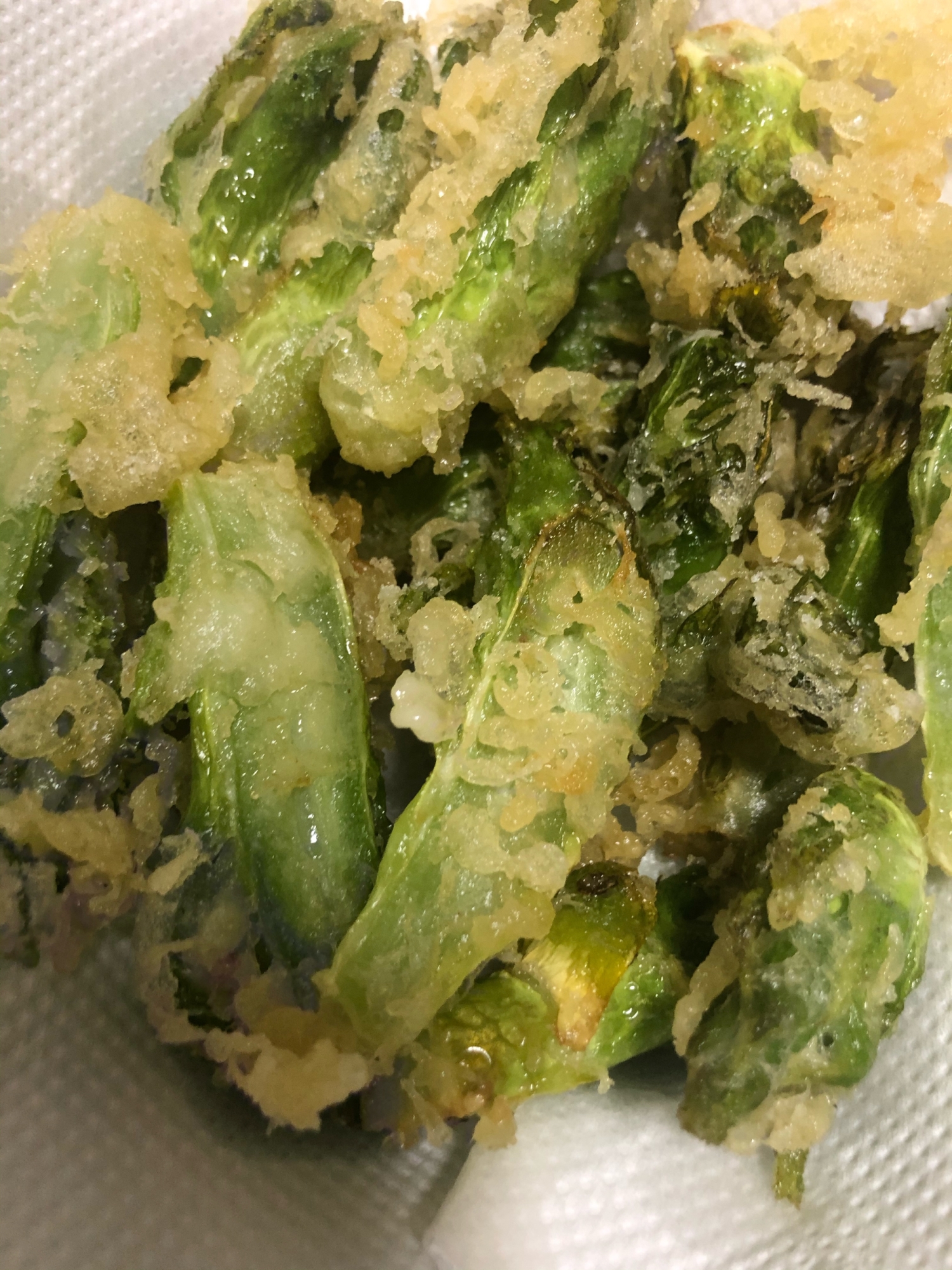 アーサイ(子持ち高菜)の天ぷら