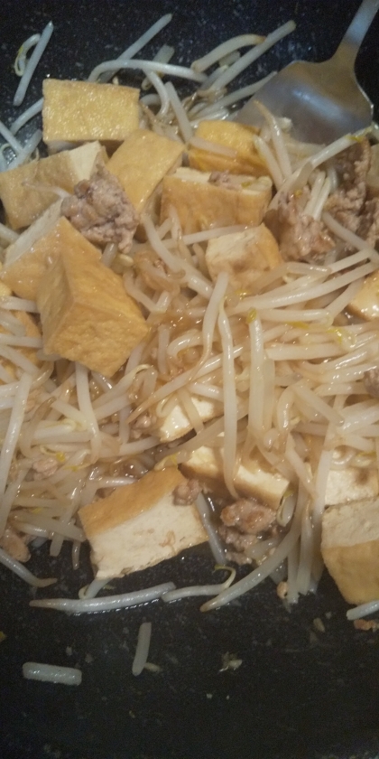 もやしinで。美味しく出来ました。ありがとうございました!