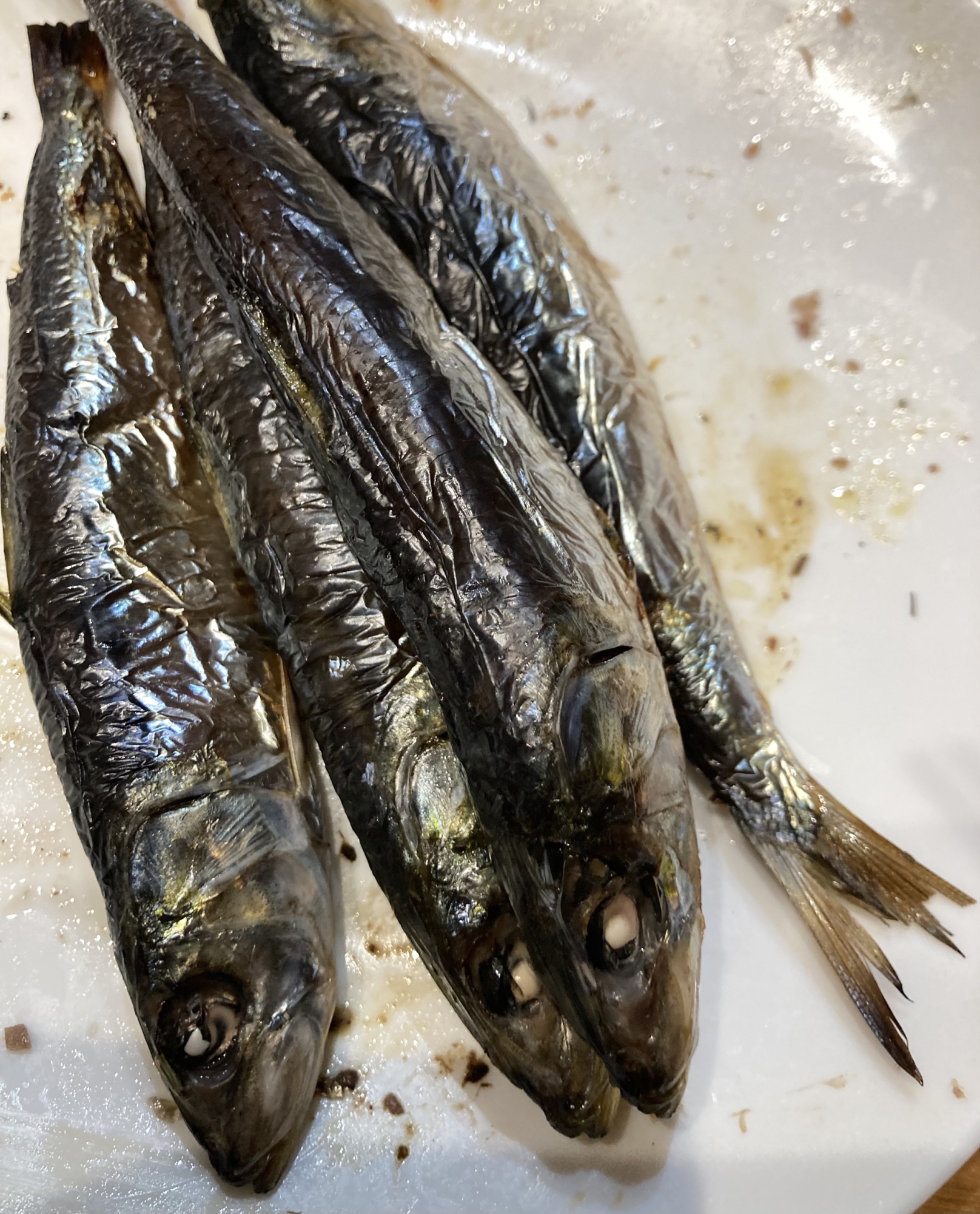 ウルメイワシのだし醤油焼き